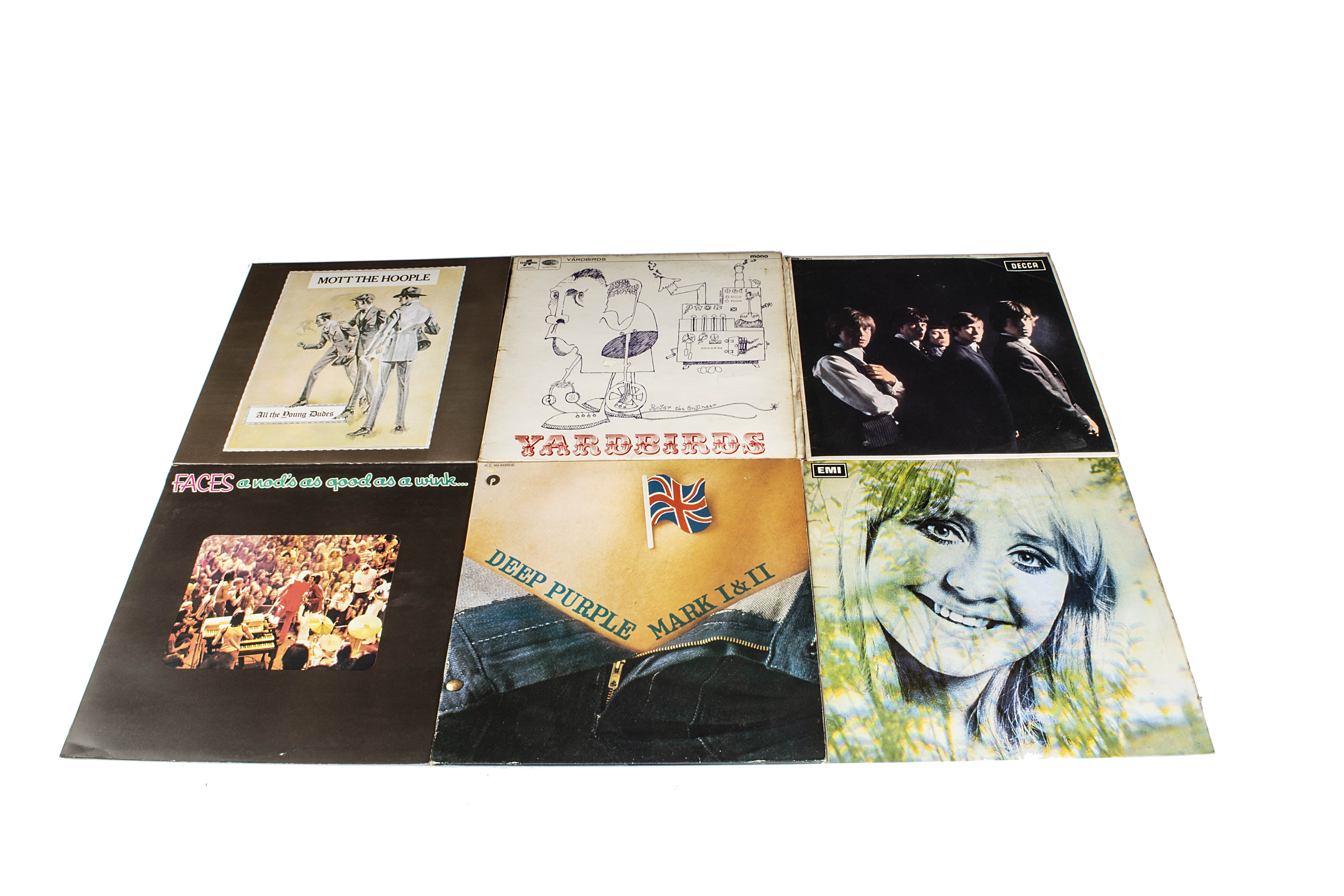 LP Records, approximately eighty albums of various genres with artists including Rolling Stones,