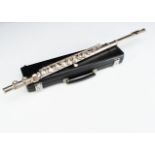 Buffet Flute, a Flute stamped Buffet Crampon Paris, Cooper scale, Made In England 680238, a little
