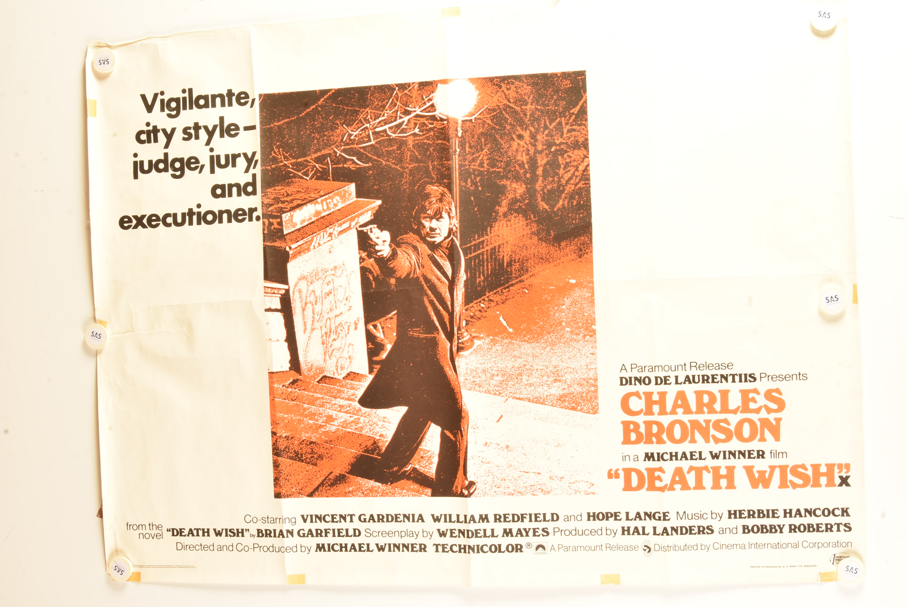 UK Quad cinema posters, three UK Quad Posters comprising Scream and Scream Again (1970) with - Image 2 of 2