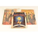 Radio Times Christmas Magazines 1920s, six Christmas Radio Times, 1923, 1925, 1926, 1927, 1928 and