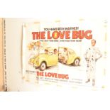 UK Quad cinema posters, five UK Quad Posters comprising The Love Bug (1968) 1st release but with rim