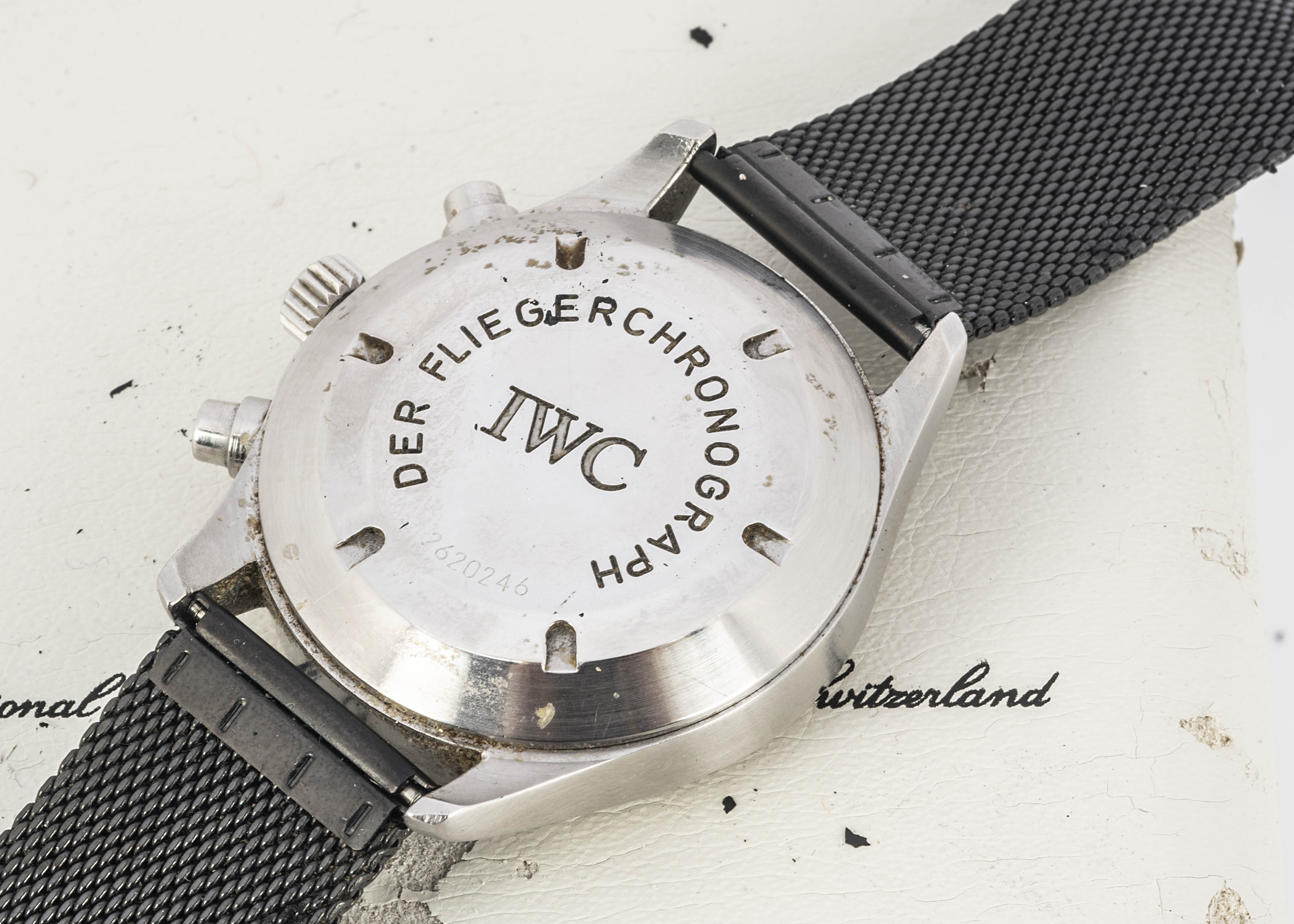 INTERNATIONAL WATCH COMPANY (IWC), stainless steel Der Fliegerchronograph Automatic wristwatch, ref. - Bild 2 aus 3