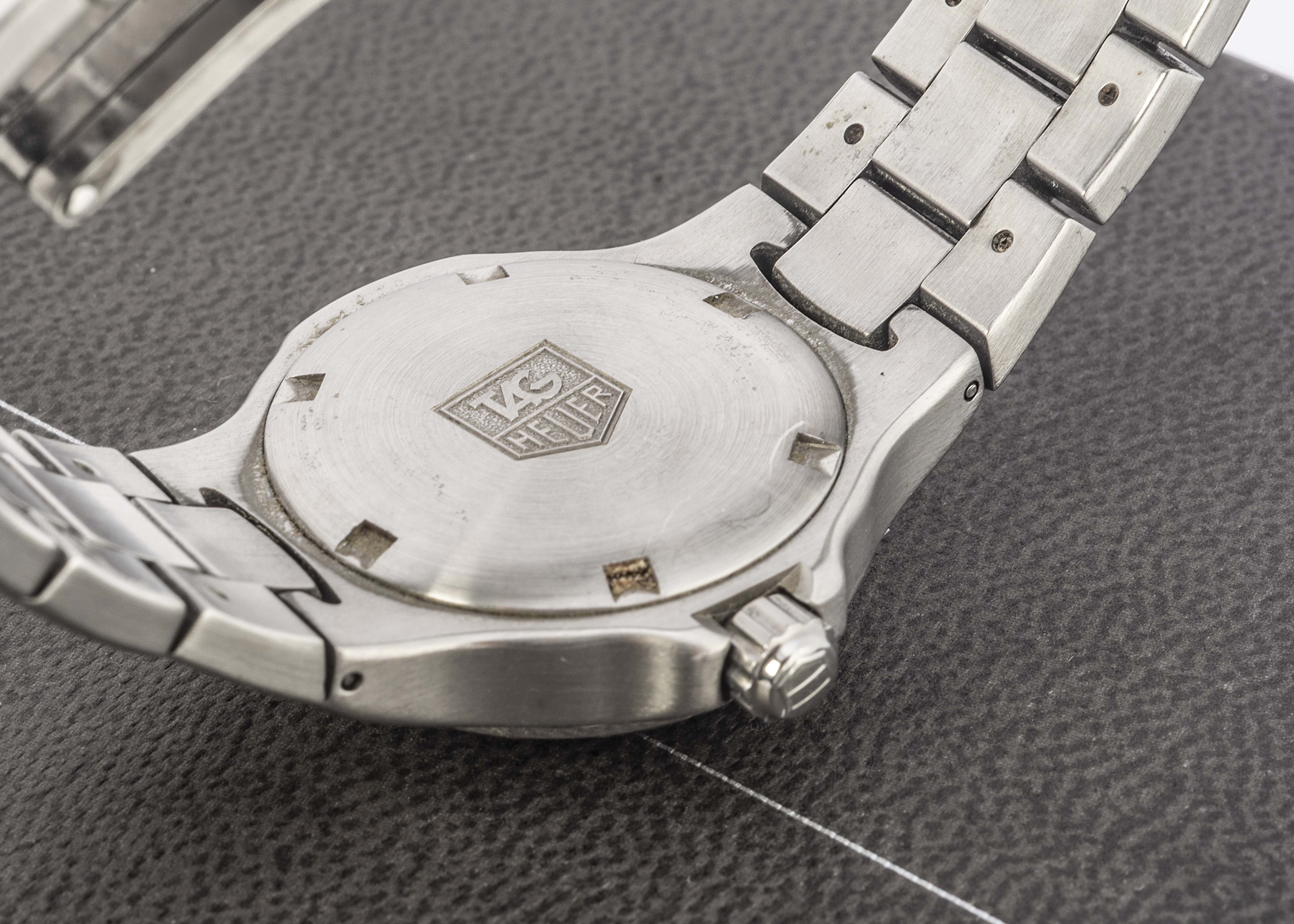 A modern Tag Heuer Kirium quartz stainless steel lady's wristwatch, 29mm, ref. WL131E, silvered dial - Bild 3 aus 3