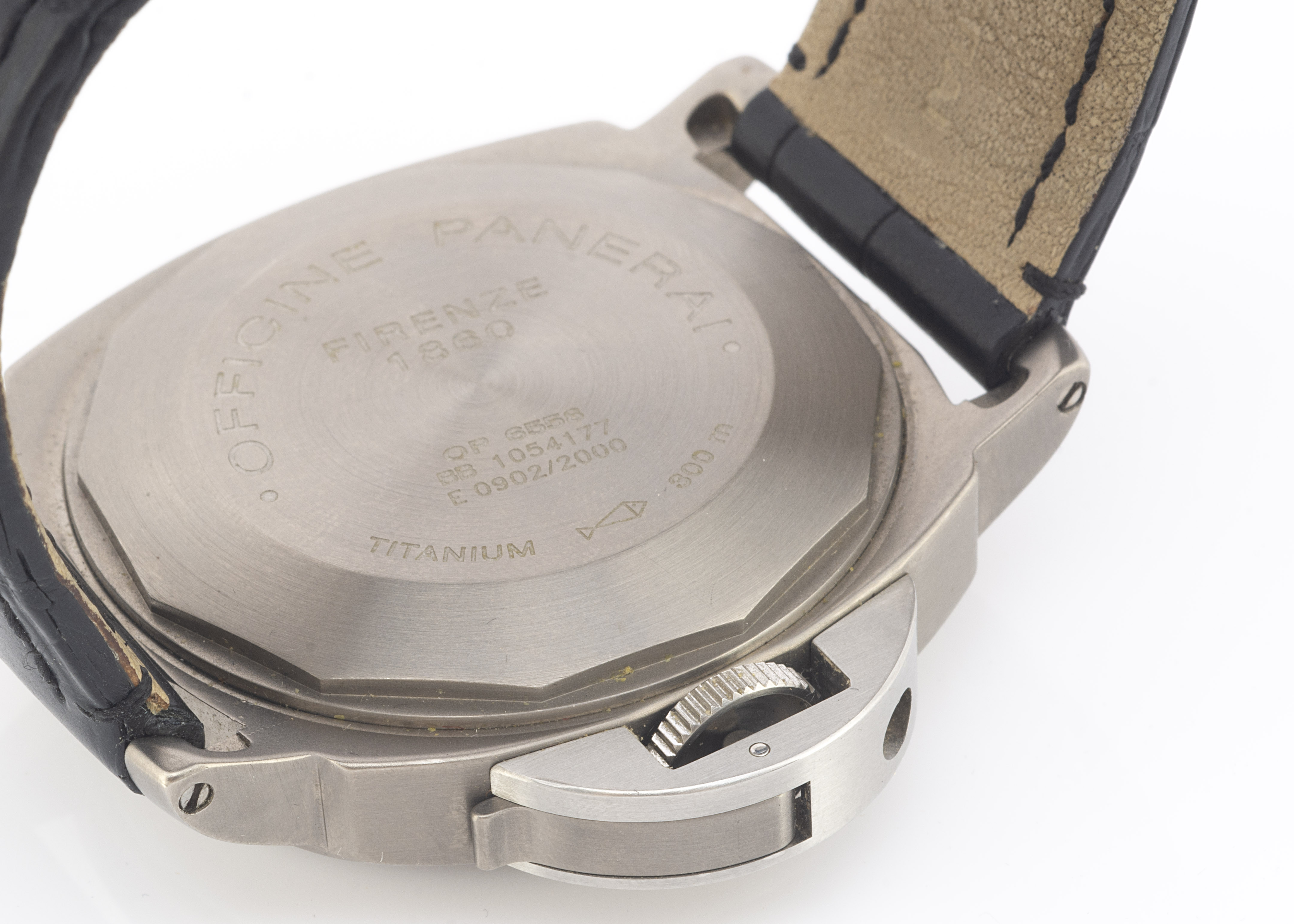 PANERAI, A modern Panerai Luminor Marina automatic titanium wristwatch, 44mm, ref. PAM00091, black - Image 2 of 3