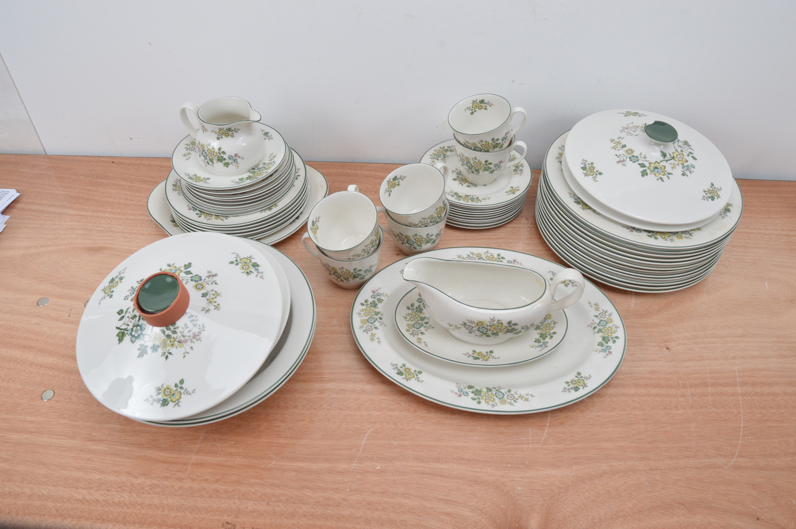 A Royal Doulton Campagna part dinner service with tea and coffee wares, with a floral design, - Image 2 of 2