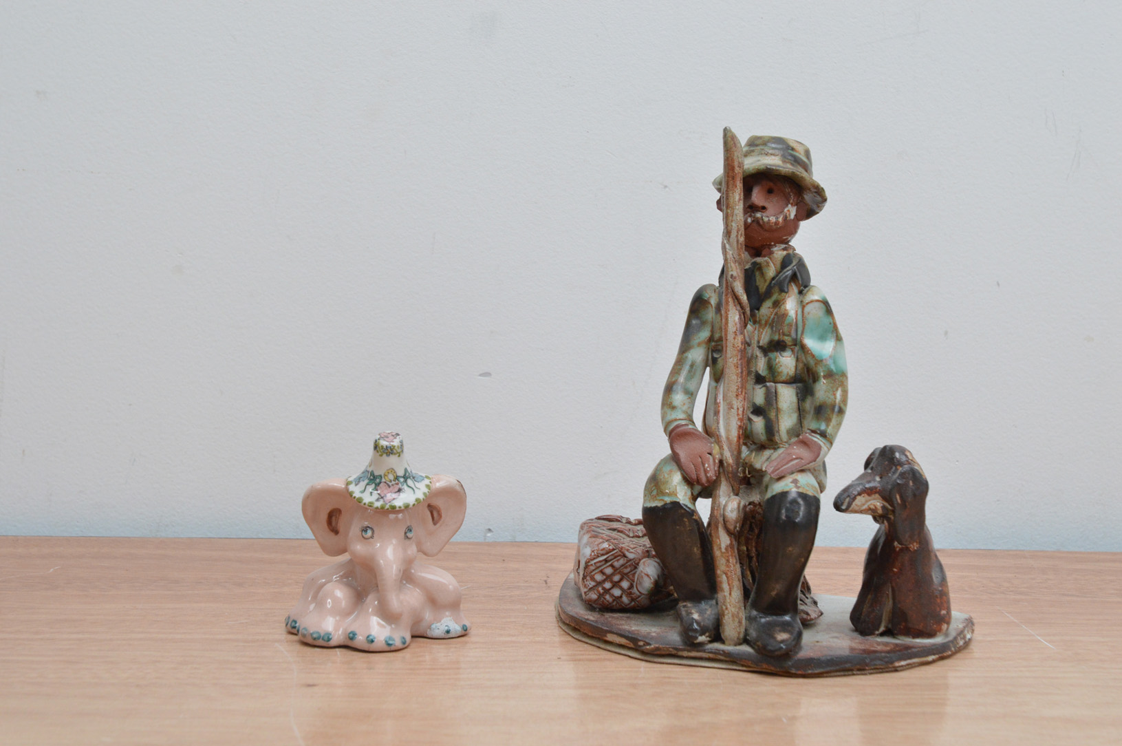 Two porcelain Royal Copenhagen animal figurines, comprising a bird and frog on a rock, both marked - Image 3 of 4