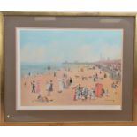 Helen Bradley (British 1900-1979), three framed prints of people, all signed and with impressed