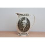 An early to mid 20th century ceramic Wedgwood commemorative jug, c. 1930 commemorating the