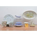 A large collection of mixed ceramics, including a part tea service by Villeroy & Boch, a Copeland