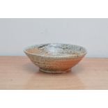 Lisa Hammond (British b. 1956), for Maze Hill Pottery, a stoneware soda-glazed bowl, orange and
