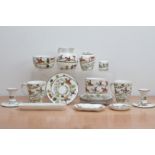 A collection of Coalport bone china items from the 'Hunting Scene' collection, comprising three
