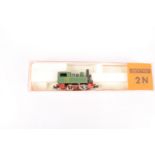 Ibertren 009 2N 944 green 0-4-0 Cuckoo Tank Engine, in original plastic box, VG-E, box G