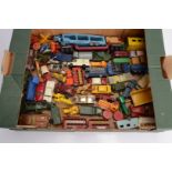 Postwar Playworn Diecast Vehicles, vintage private, commercial, military and emergency models,