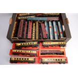 Tri-ang 00 Gauge Coaches Royal Mail Vans and Utility Vans, blood and custard (3, one boxed), BR