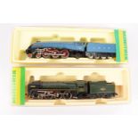 Minitrix N Gauge LNER and BR Steam Locomotives, 12946 LNER blue Class A4 4498 'Sir Nigel Gresley'