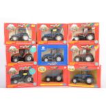 Britains 1:32 Scale New Holland and Fiatagri Tractors, a boxed group, New Holland, 9488 model