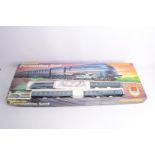 Hornby 00 Gauge boxed Coronation Scot set and extra rolling stock R836 comprising LMS Garter Blue