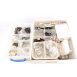 Large collection of Model Railway Tools and 00 Gauge Accessories, including Weller Soldering Kit, in