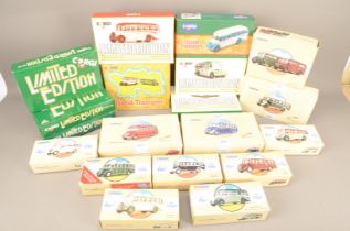 Corgi Classics Bedford OB Coaches, a boxed collection from various regions/countries in various