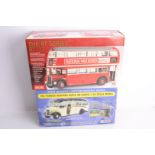 Sunstar 1:24 Scale Routemaster and OC Original Classics Bedford Duple OB, two boxed examples, both