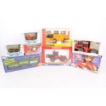 Modern Diecast Farm Models, a boxed collection of vintage and modern vehicles in various scales, 1: