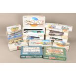 Corgi Classics Modern Single Deck Coaches/ Buses and Sets, all boxed UK and US in various