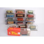 Original Omnibus and Britbus Public Transport Models, all cased or packaged, 1:76 scale vintage