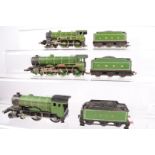 Hornby and Kitbuilt LNER apple green 00 Gauge Steam Locomotives, Hornby class B17 4-6-0 Locomotive