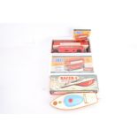 Mettoy Corgi Routemaster and Sutcliffe Model Speed Boat, both boxed, Mettoy tin plate Routemaster