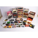 Modern Diecast Vintage Vehicles, prewar and later commercial, private and military vehicles, cased