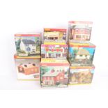 Hornby 00 Gauge Skaledale Buildings, R8750 Fine Foods Supermarket, R8749 Faulkner Electrical