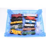 Tri-ang and Tri-ang-Hornby unboxed 00 Gauge Transcontinenel CN and CP Goods Rolling Stock, CN, green