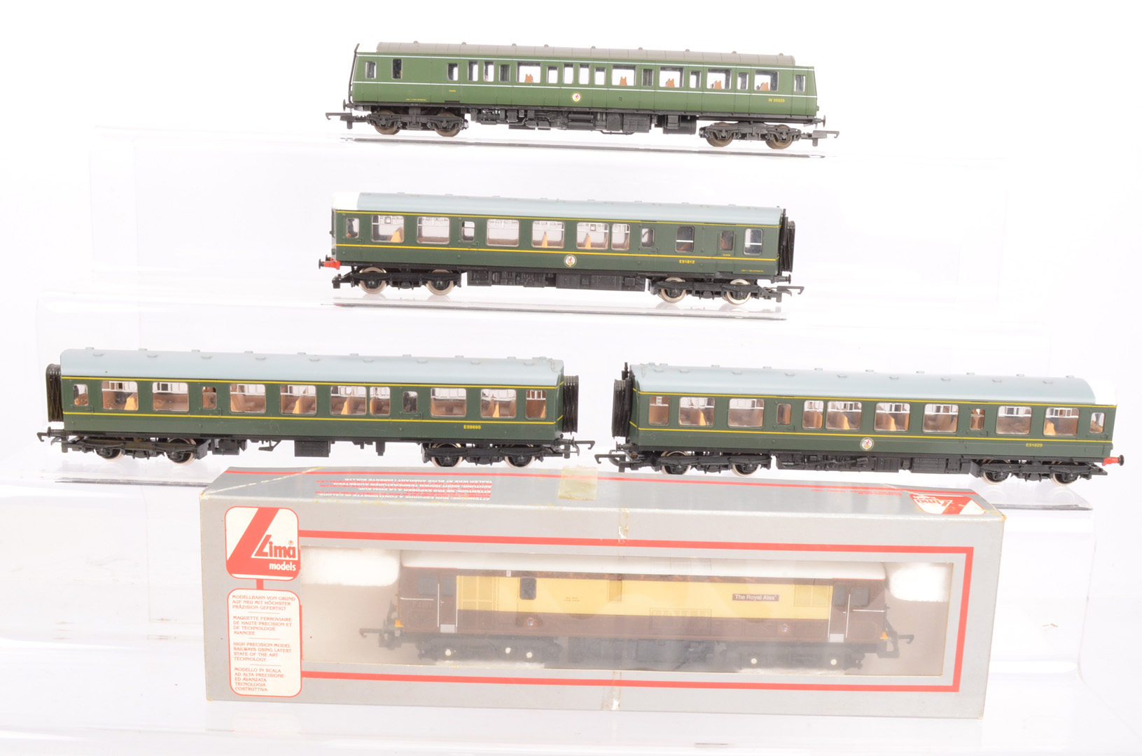 Lima 00 gauge Electic Locomotive and Multiple units, Lima Pullman brown/cream Class 73 Electro-