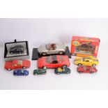 1:12 Scale and Smaller Postwar and Modern Cars, all models have been displayed, dusty some with