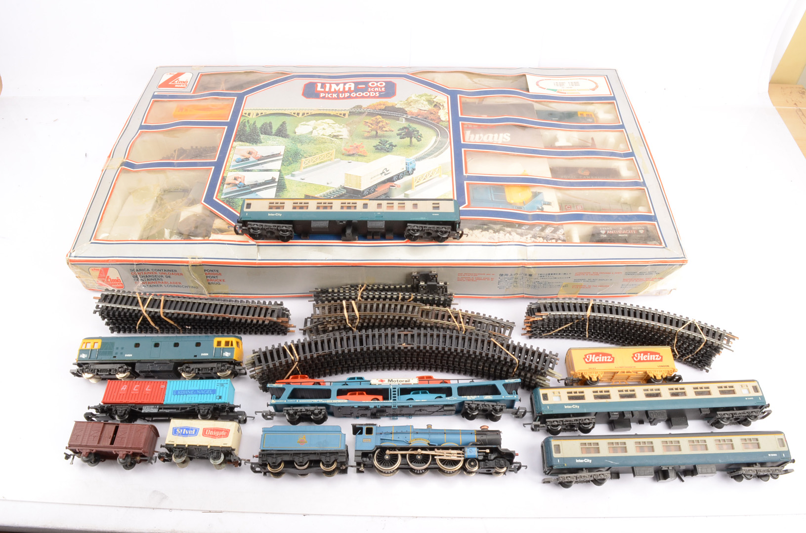 Lima 00 gauge Pick Up Goods Train Set and additional Locomotives Rolling Stock and Track, Goods