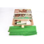 Loose Subbuteo Teams and Accessories in a plastic carry case, Teams including, England, Scotland,