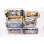 1:18 Scale Diecast Postwar and Modern Competition Cars, a boxed group, Road Signature 92408 1965
