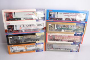 Corgi Diecast 1:50 Scale Articulated Trucks, all boxed, 76403 Scania Guinness, CC12104 Renault