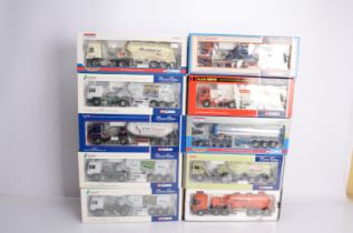 Corgi Diecast 1:50 Scale Articulated Tanker Trucks, all boxed CC12105 Renault Rugby Cement Gold Star