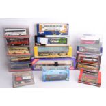 Modern Diecast Single Deck Buses, all cased or boxed, from various regions in various liveries, 1:76