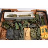 Postwar and Modern Playworn/Unboxed Military Vehicles, mainly WWII era vehicles, tanks, tank