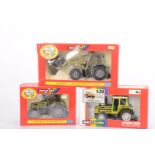 Britains 1:32 Scale Hurlimann Tractors, three boxed examples, 5855 H 468 Prestige, 00038 SX 1500 and