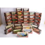 Exclusive First Editions Vintage and Modern Buses, a boxed collection of 1:76 scale models, double