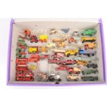 Postwar Small Scale Playworn/Unboxed Diecast Vehicles, pre and postwar commercial and private models