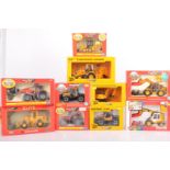 Britains 1:32 Scale JCB and Same Rubin Tractors and Farm Related Vehicles, a boxed collection,