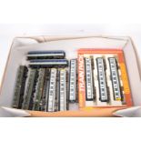 Hornby 00 Gauge Class 110 Diesel Railcars, R377 BR blue grey 3-Car set, in original box, VG and