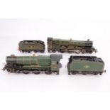 Kit built / Modified 00 gauge Steam Locomotives and tenders, GWR gloss green 111 'The Great Bear'