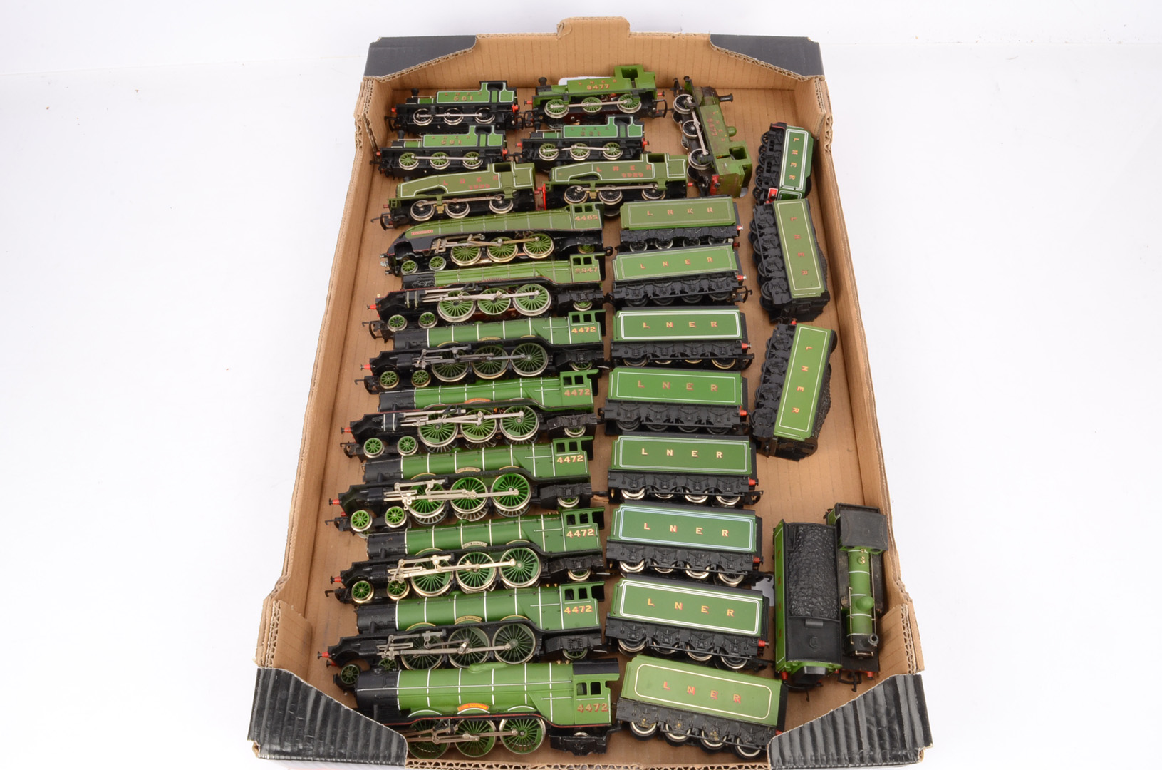 Hornby 00 Gauge LNER green Flying Scotsman Locomotives and tenders Dublo Manline and Lima LNER