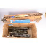 A large quantity of Peco Finescale 0 Gauge Points and Flexitrack, boxed points including three 8'