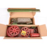 Quantity of Pre and Post War Meccano, including Transformer T20, E15R Electric Motor, Magic